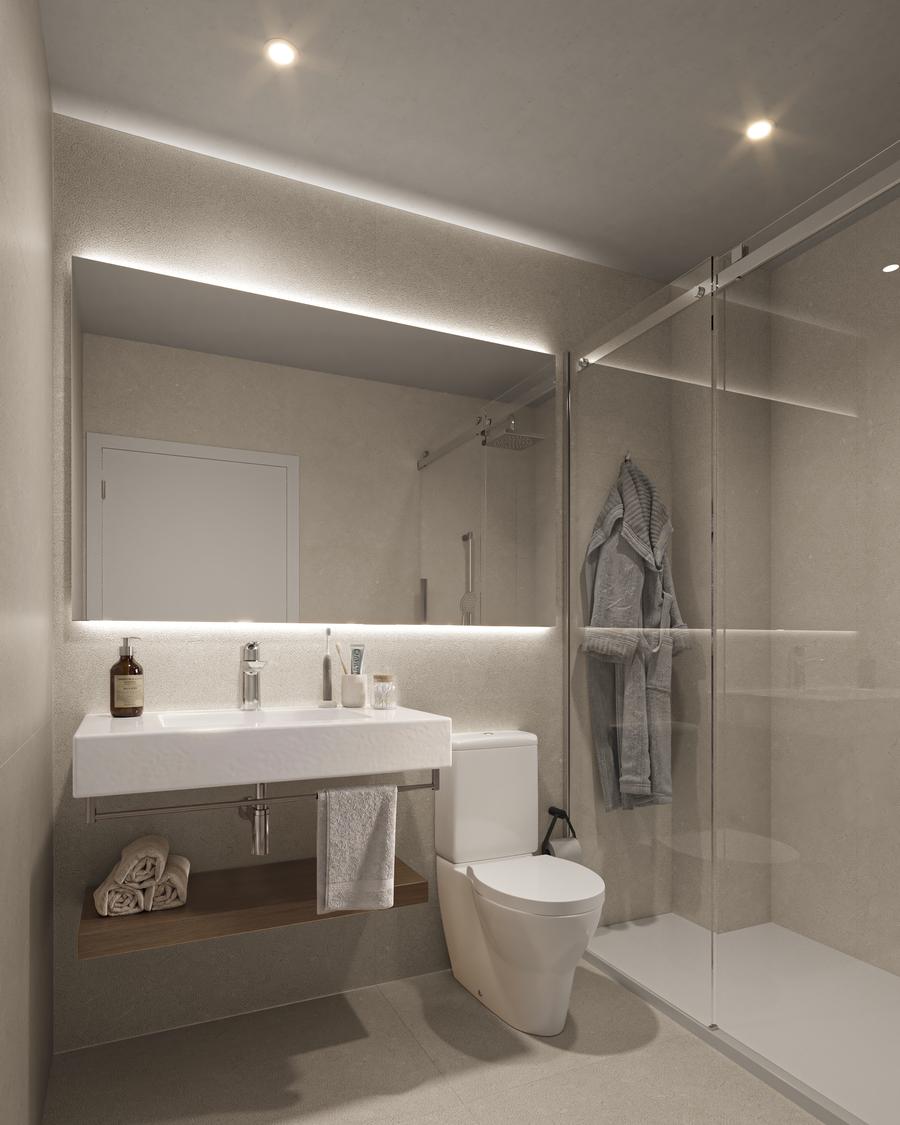 Baño vivienda B