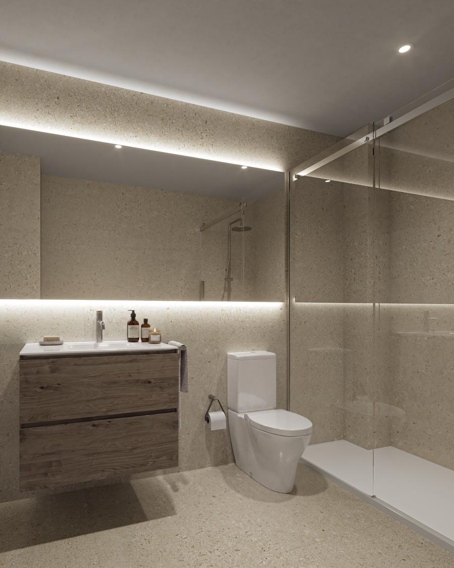 Baño 1 vivienda C